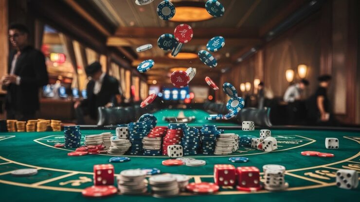 Dice Game live table interface on togel jackpot
